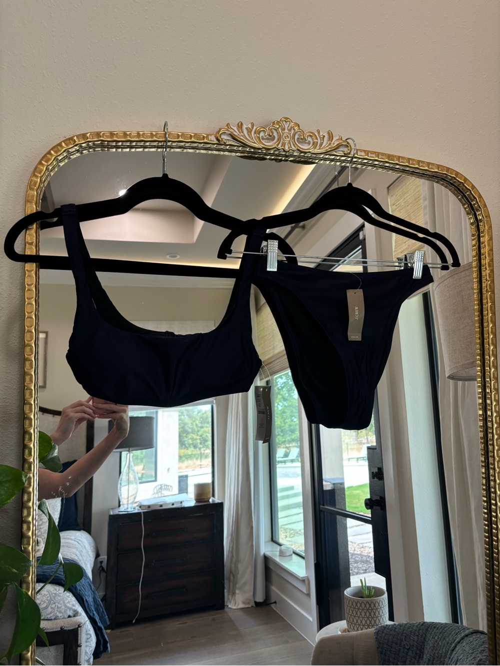 NWT J Crew Navy Bikini Set